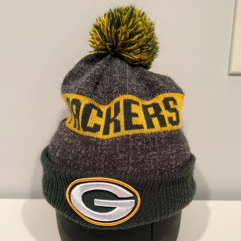 Green Bay Packers New Era Beanie Green/Yellow/Gray